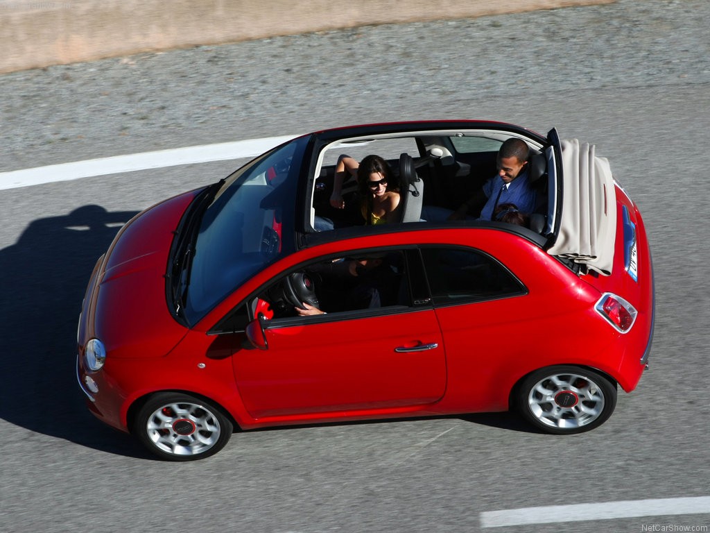 Fiat 500 Cabriolet - Convertible Cars 